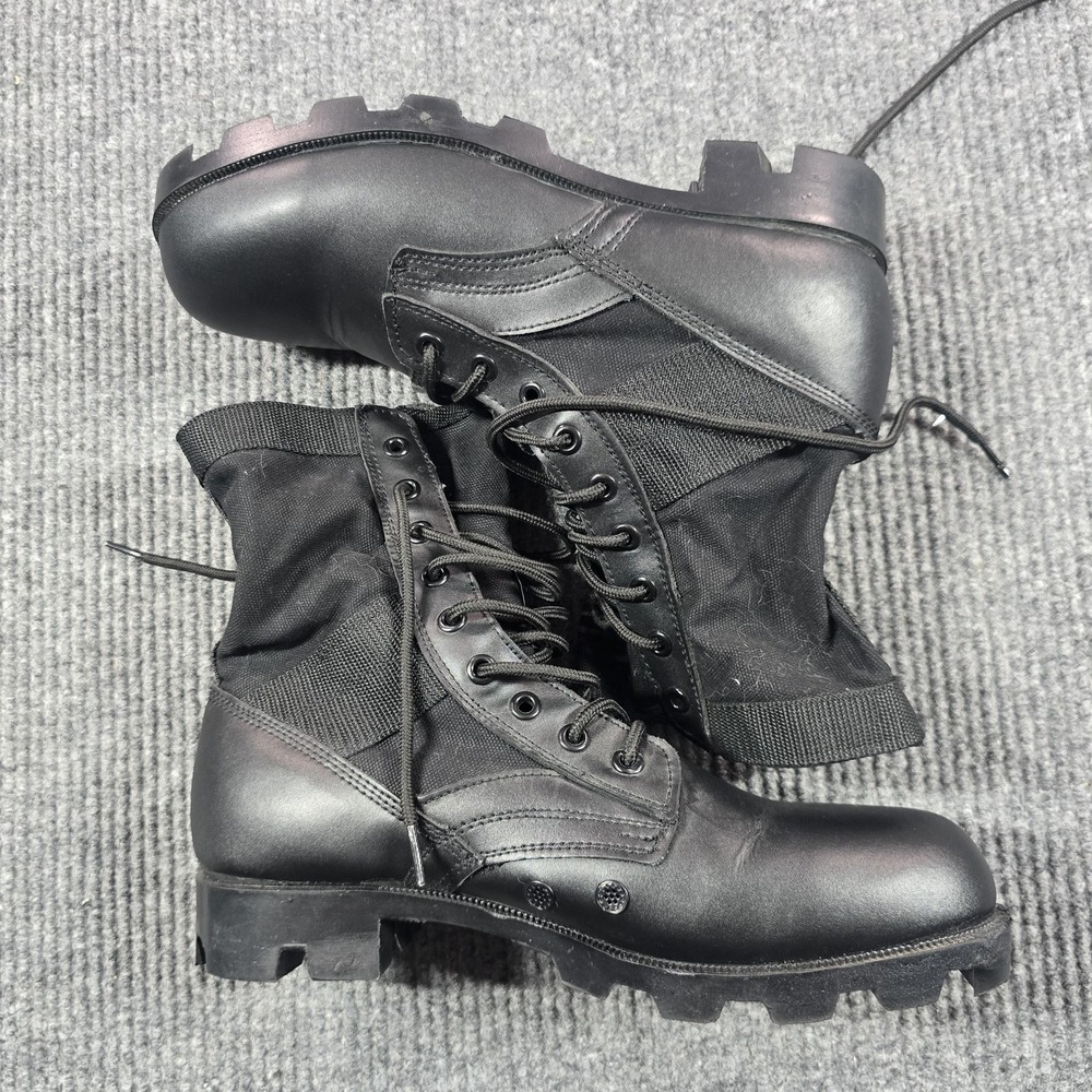Rothco Speedlace Boots Mens Size 10 W Black Leather Combat Tactical Jungle Boot